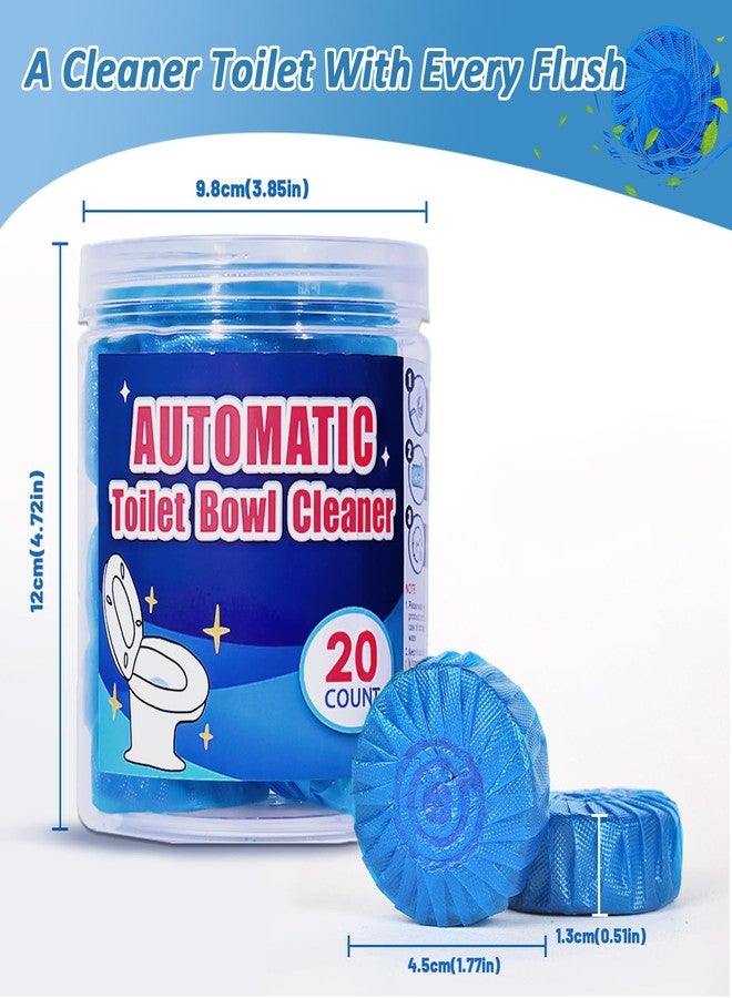 Soulagers Toilet Bowl Cleaner, Toilet Bowl Cleaner Tablets 20 Pack - Long-Lasting Automatic Toilet Bowl Cleaning, Toilet Tank Cleaner Tablets for Bathroom - Image 2
